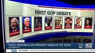 First Republican primary debate for 2024 election