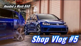 The Red GTI Departs | An E60 M5 is Part of our Family Now | The Mk7 Golf R Gets a WASH! Shop Vlog #5