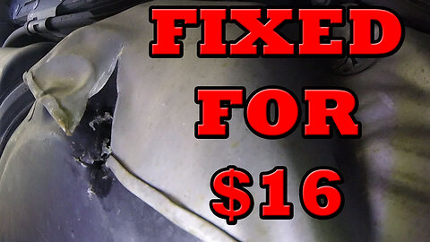 Welding Plastic Gas Tank on a FIAT 500 Abarth with the Harbor Freight kit
