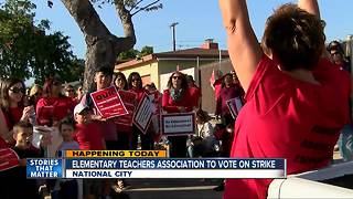 National City elementary school teachers to hold strike vote Monday