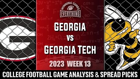 Georgia vs Georgia Tech Picks & Prediction Against the Spread 2023 College Football Analysis