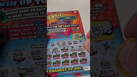 BIG Winning New Lottery Ticket Cash Doubler! #lottery