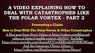 A Video Explaining How to Deal With Catastrophes Like the Polar Vortex - Part 2