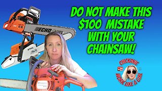 DO NOT MAKE THIS MISTAKE! How to make sure you use the correct chain on your saw. Mini SHOP TOUR!