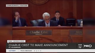 Former Governor Charlie Crist to run for Governor