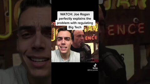 WATCH: Joe Rogan perfectly explains problem w/ regulating Big Tech