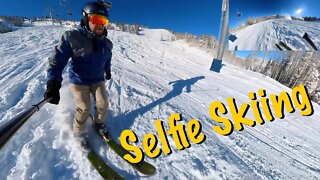 Selfie Skiing - Opening Day at Solitude - November 2022