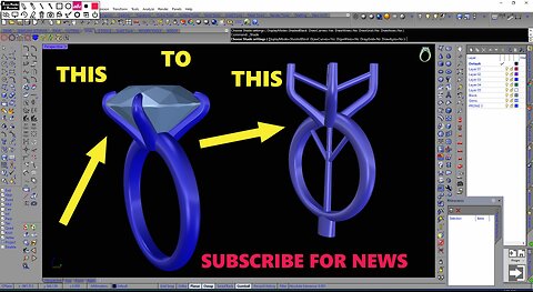 Jewelry 3D Modeling Tutorial Solitaire Ring With Rhino 3D