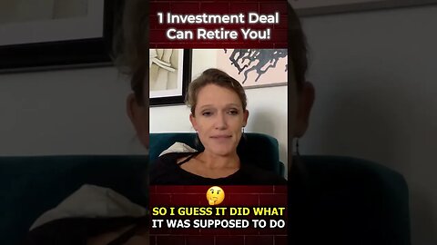 1 Investment Deal Can Retire You! #shorts