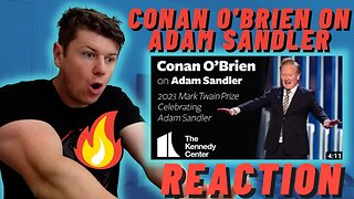 Conan O'Brien on Adam Sandler | 2023 Mark Twain Prize | IRISH REACTION