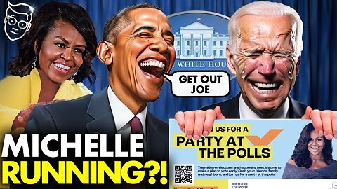 🚨 Voter Registrations With Picture of Michelle Obama Sent Out - Obama is RUNNING? 👀