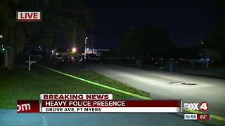 Heavy police presence in Fort Myers