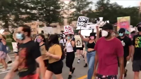 Juneteenth peaceful protest in West Palm Beach