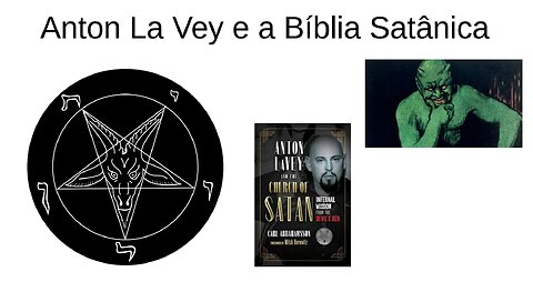 Anton La Vey e a Bíblia Satânica - Live de 23 05 2024