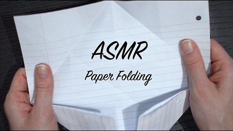 ASMR Paper Folding | Crinkle Sounds | (No Talking)