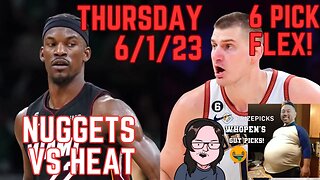 PRIZEPICKS for NBA FINALS Game 1 6/1/2023🤡🤡VS🪣🪣