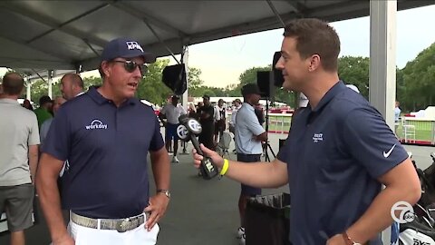 One-on-one with Phil Mickelson at Rocket Mortgage Classic