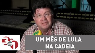 Marcelo Madureira comemora um mês de Lula na cadeia