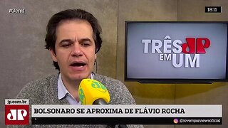 Bolsonaro se aproxima de Flávio Rocha