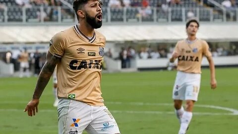 Gol de Gabriel Barbosa - Santos 3 x 0 Fluminense - Narração de Gabriel Dias