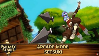 Fantasy Strike: Arcade Mode - Setsuki