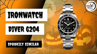 🎃 Ironwatch Vintage Sub Diver 6204 🎃 COMPARISON REVIEW #HWR