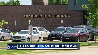 Franklin community mourns teen killed in crash