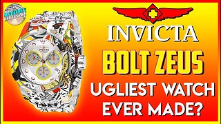 Yuck! Ugliest Watch Ever Made! | Invicta Bolt Zeus 200m Quartz Chrono 27095 Unbox & Review