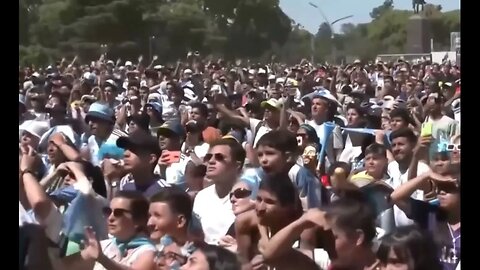 Argentina's winning goal in the 2022 World Cup final, Buenos Aires celebrates Argentina's victory