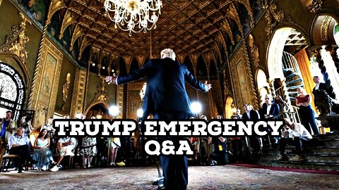 Donald Trump Answers Questions At Mar-a-Lago