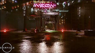 Neon City - Starfield Goes Cyberpunk