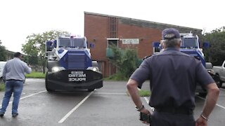 SOUTH AFRICA - Durban - Caspir armoured vehicle handover (Video) (cwh)