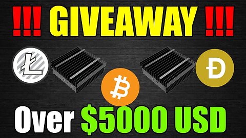More FREE Stuff!!! ASICs, Crypto Its All Yours $5000+ GIVEAWAY
