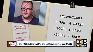 Police link 6 rape cold cases to Arizona man