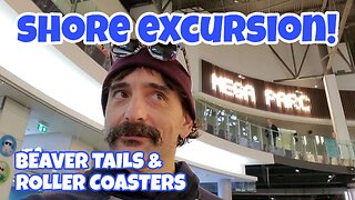 Leaving the CRUISE SHIP to ride ROLLER COASTERS! | MEGA PARC Quebec | Credits 129 & 130