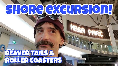 Leaving the CRUISE SHIP to ride ROLLER COASTERS! | MEGA PARC Quebec | Credits 129 & 130