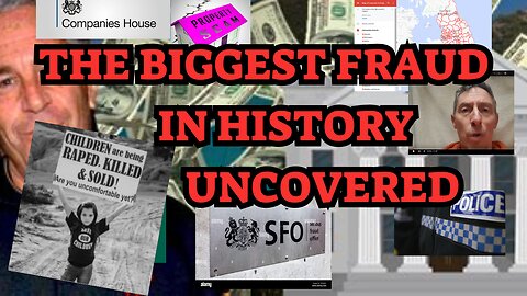 THE BIGGEST FRAUD IN HISTORY UNCOVERED BY A FORMER POLICE OFFICER ***THIS IS HUGE***