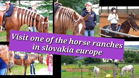 Visit Cutting Ranch Hosťová in Slovakia Europe loved western culture and the old west