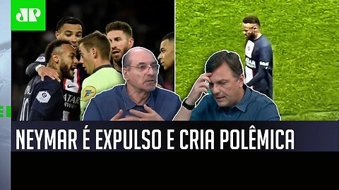 "Aquela SIMULAÇÃO foi CONSTRANGEDORA. Ele dá MARGEM…" Mauro Cezar É DIRETO sobre expulsão de Neymar!