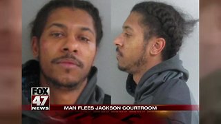 Man flees at his sentencing