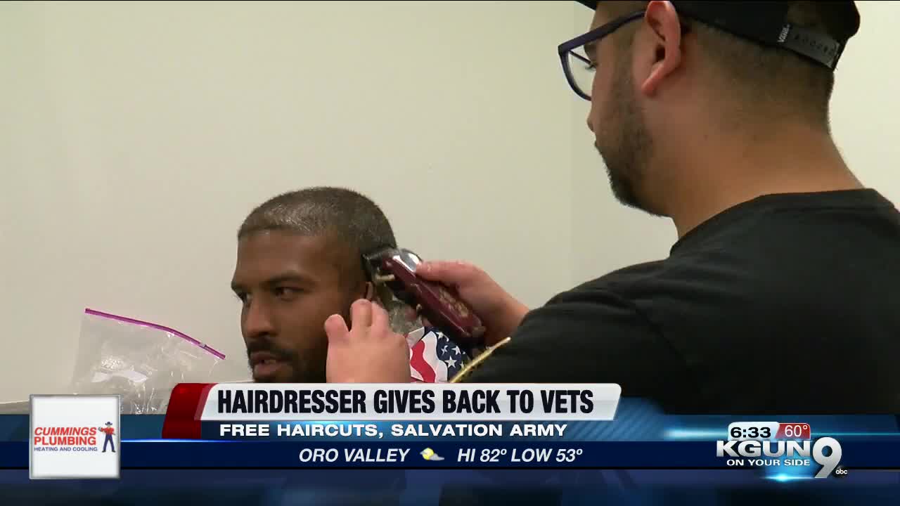 Free haircuts for heroes on Veterans Day