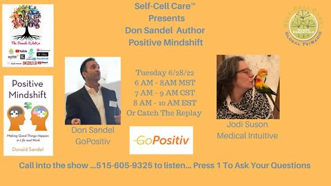 Self-Cell Care™ Presents Don Sandel Author Positive Mindshift