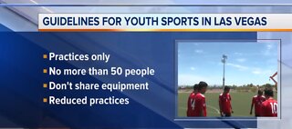 City of Las Vegas provides additional guidelines for sports fields