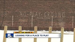 Looking for a place to play, playground options in East Cleveland are few and far between