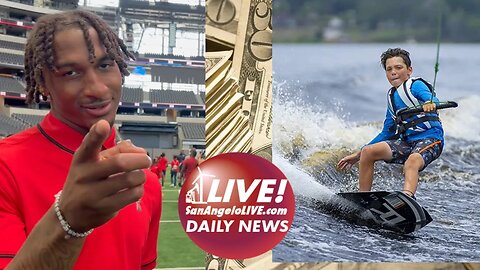 LIVE DAILY NEWS | Wake Boards, Texas Tech Football Players, and $40,000