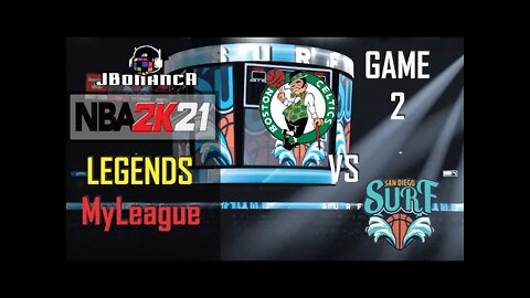 Legends MyLeague: Celtics vs Surf - Game 2 #NBA2K