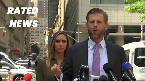 Eric Trump Speaks Outside Courtroom: "This Is Legal Lawfare"