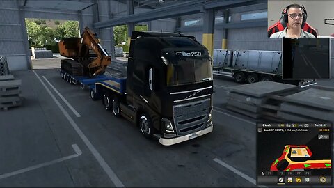 EURO TRUCK SIMULATOR 2 IBÉRIA DLC#20 TRANSPORTE DE RETROESCAVADORA DE RASTOS PARA ESPANHA