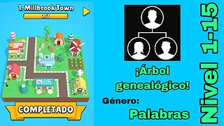 ¡ARBOL GENEALOGICO👩‍👧‍👦! - 1. MILLBROOK TOWN✔️(NIVEL 1 al 15) 👧🏽12+ AÑOS👦🏾- 🔴GENERO: PALABRAS🔴