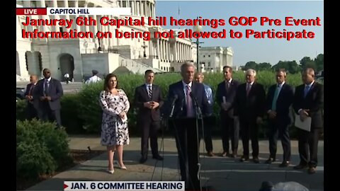 House Republican Leadership on January 6 Select Committee 7/27/2021